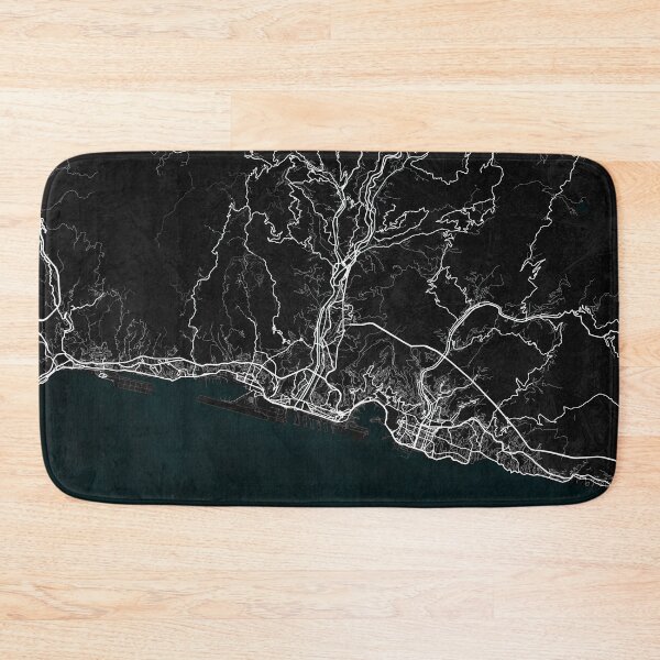 Item preview, Genoa City Map of Liguria, Italy - Dark designed and sold by deMAP.