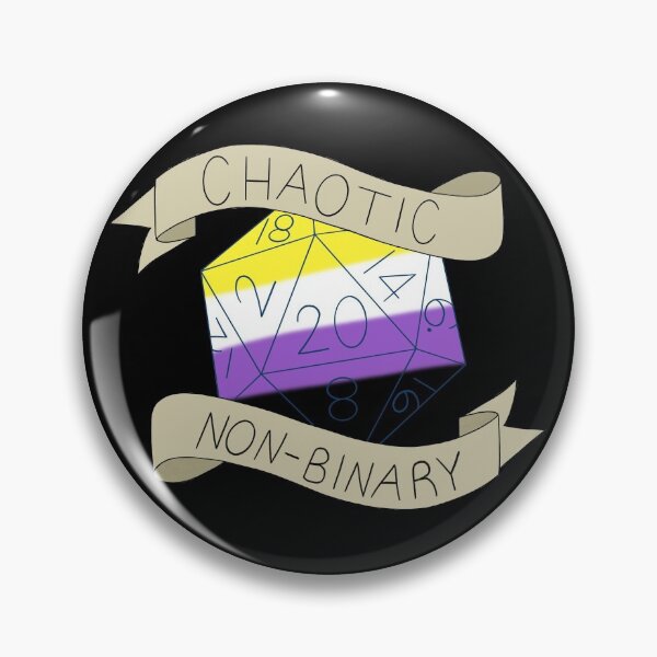 Item preview, Chaotic Non-Binary D20 designed and sold by Mikasb33.