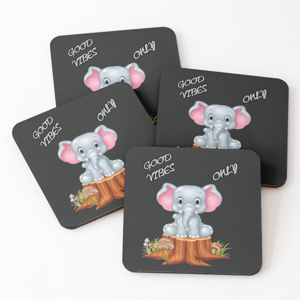 Item preview, Good vibes - elephent  designed and sold by ArtHeaven6.