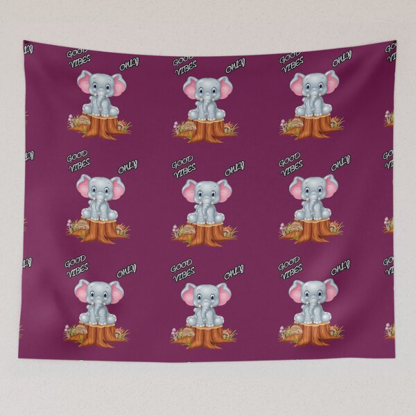 Item preview, Good vibes - elephent designed and sold by ArtHeaven6.