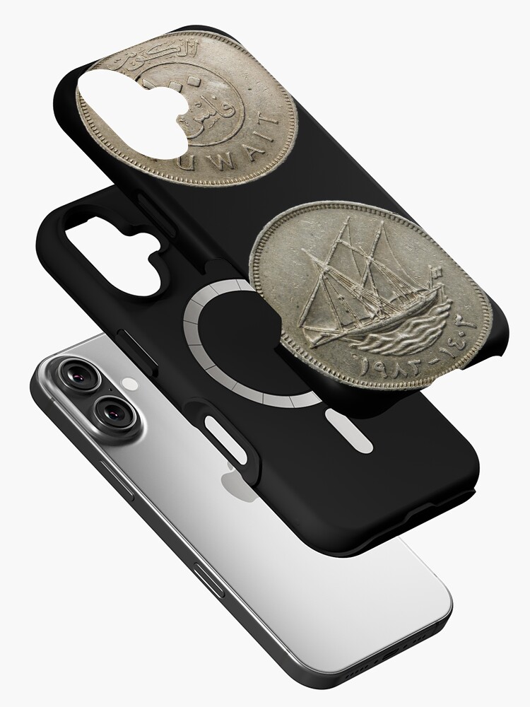 Thumbnail 2 of 4, iPhone Case, Old kuwait dinar designed and sold by troianifabrizio.