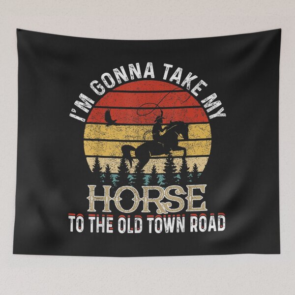 Item preview, Vintage Im Gonna Take My Horse to The Old Town Road designed and sold by vlilliesnx.