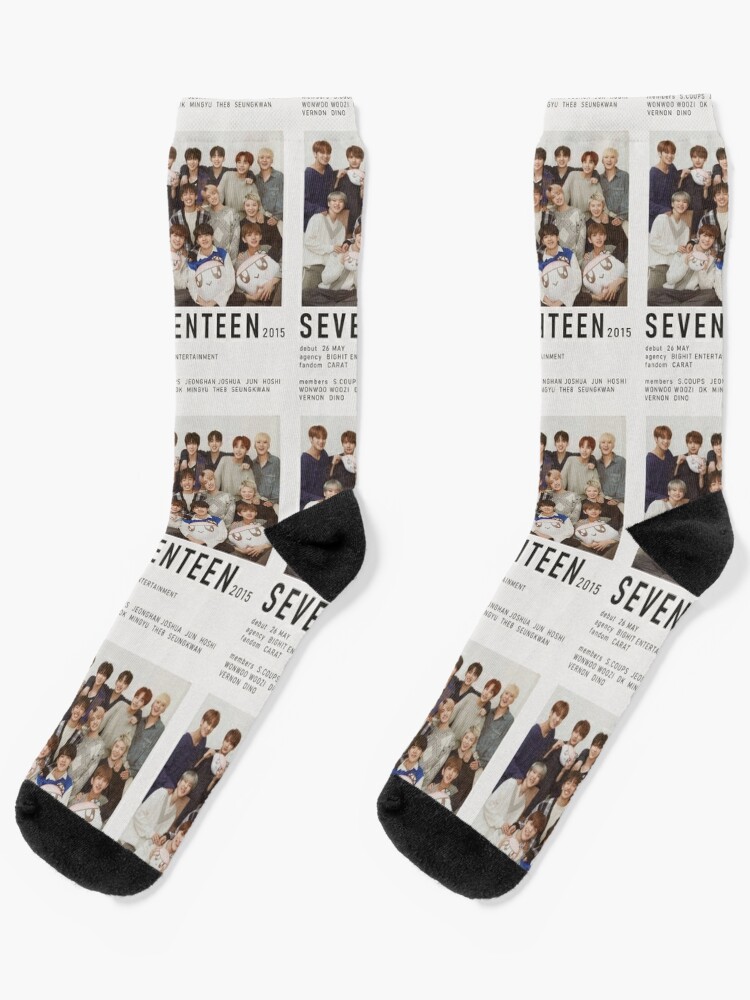 Seventeen Alternate minimalist poster Socks for Sale by kpopular studios