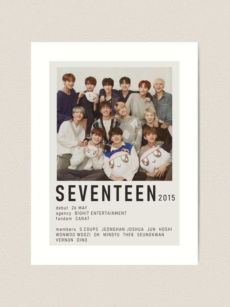 Seventeen Alternate minimalist poster