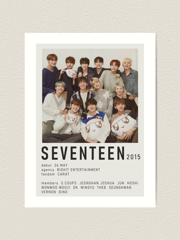 Seventeen Alternate minimalist poster