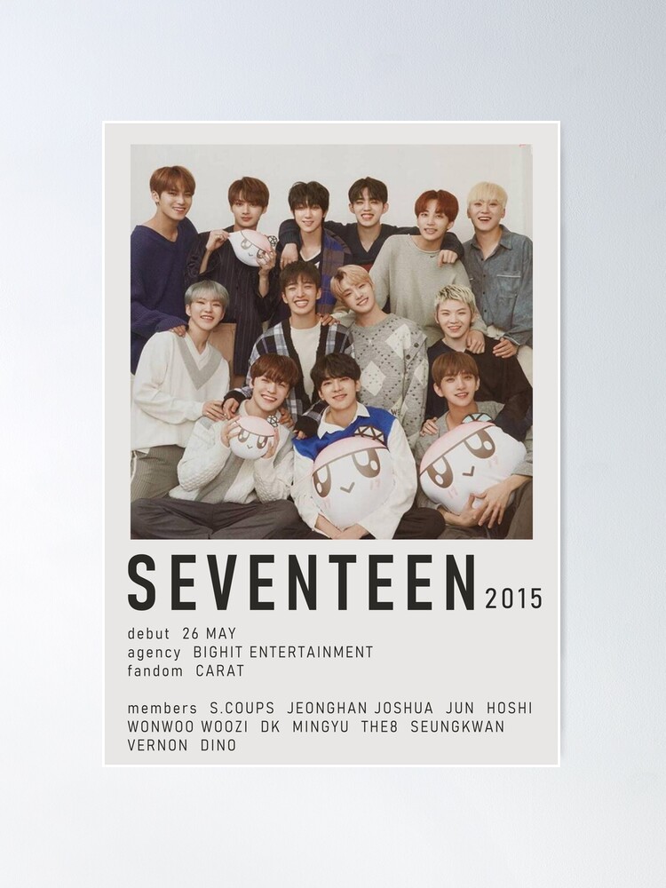 Seventeen Alternate minimalist poster