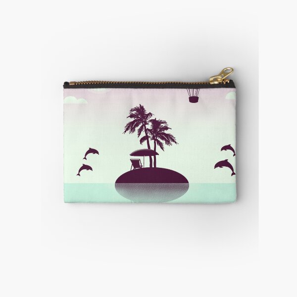 Item preview, Tropical island with dolphins  designed and sold by Mashusha-art.
