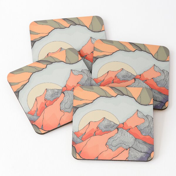 Item preview, The orange peaks outside the cave designed and sold by Swadeillustrations.