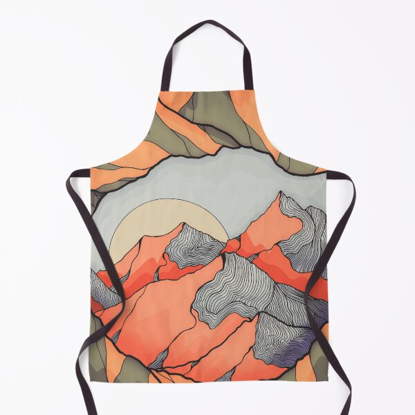 Item preview, The orange peaks outside the cave designed and sold by Swadeillustrations.