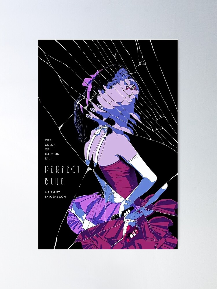 Pâfekuto Burû/ Perfect Blue (1997), subway poster, first Japanese release  (1998), Original Film Posters, 2022