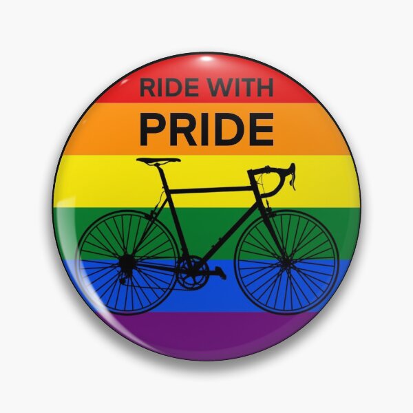 Item preview, Rainbow ride with pride bicycle designed and sold by rarebeasts.
