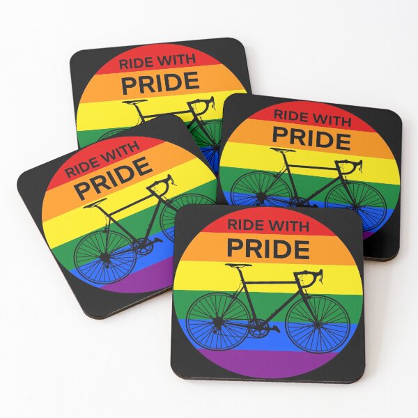 Item preview, Rainbow ride with pride bicycle designed and sold by rarebeasts.