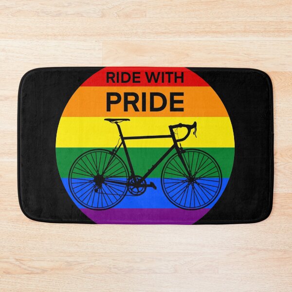 Item preview, Rainbow ride with pride bicycle designed and sold by rarebeasts.