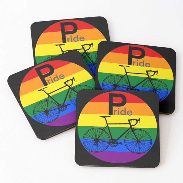 Item preview, Pride ride rainbow bicycle designed and sold by rarebeasts.