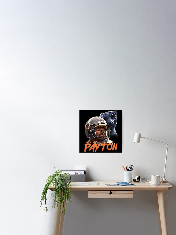 Walter Payton // Vintage Chicago Bears Fan Design T-Shirt | Poster