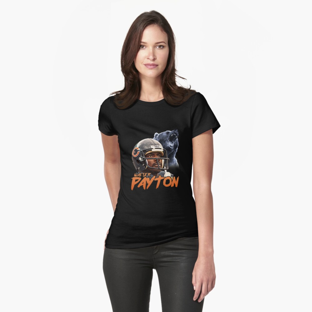 chitownclothing Walter Payton Vintage Chicago Bears T-Shirt Heather Gray