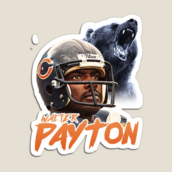 Walter Payton Legends Chicago Bears Over The Top Fridge Magnets size 2.5" x 3.5" 