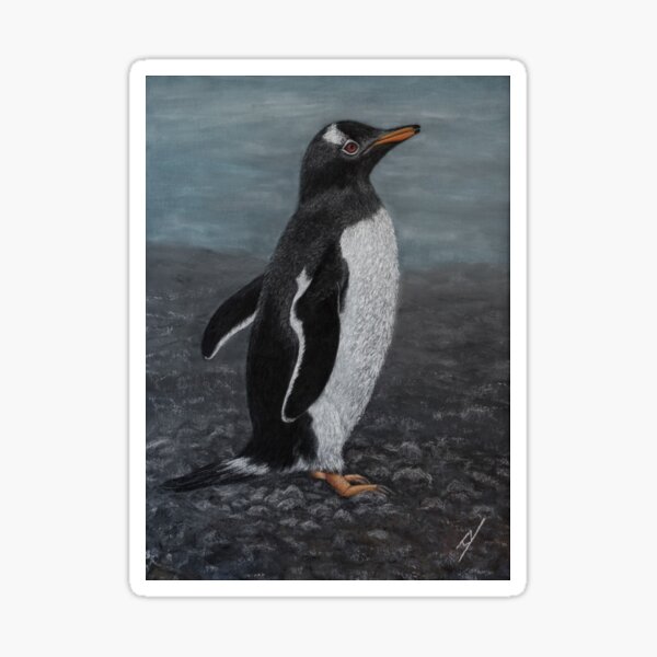 Bam-Bam the Gentoo Penguin Sticker