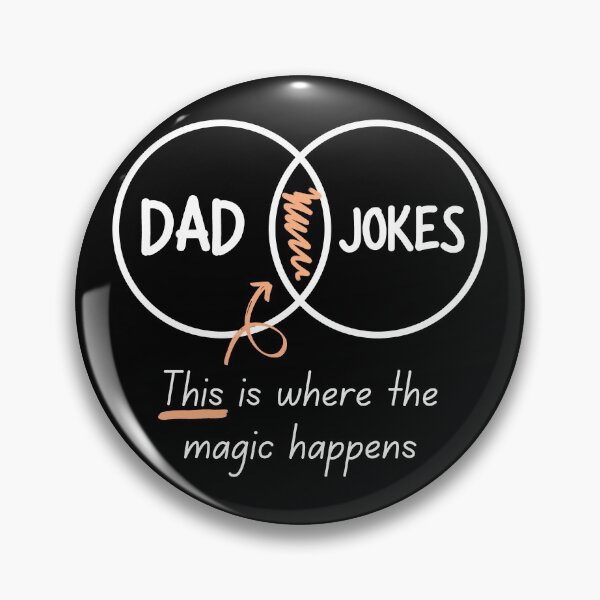 Item preview, Dad jokes are where the magic happens designed and sold by For the love of Pixels.