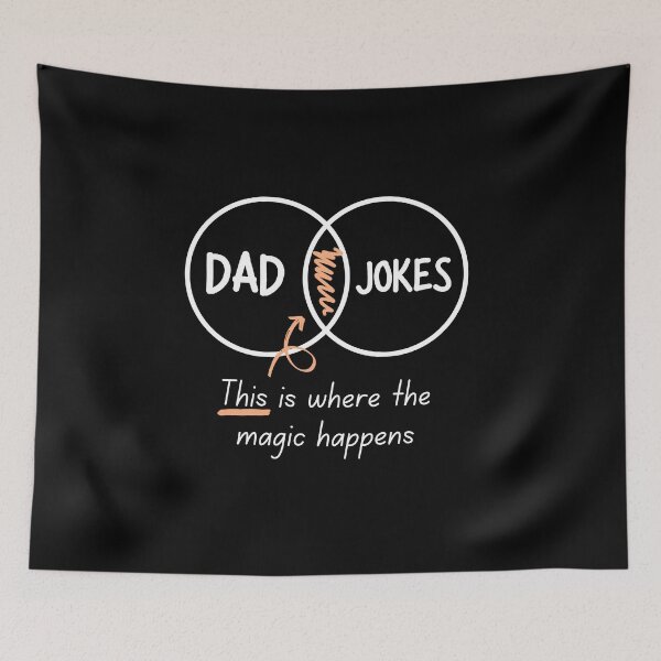 Item preview, Dad jokes are where the magic happens designed and sold by For the love of Pixels.
