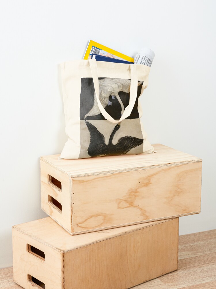Thumbnail 4 of 5, Tote Bag, Hilma af klint fabric design designed and sold by Vivanne-art.