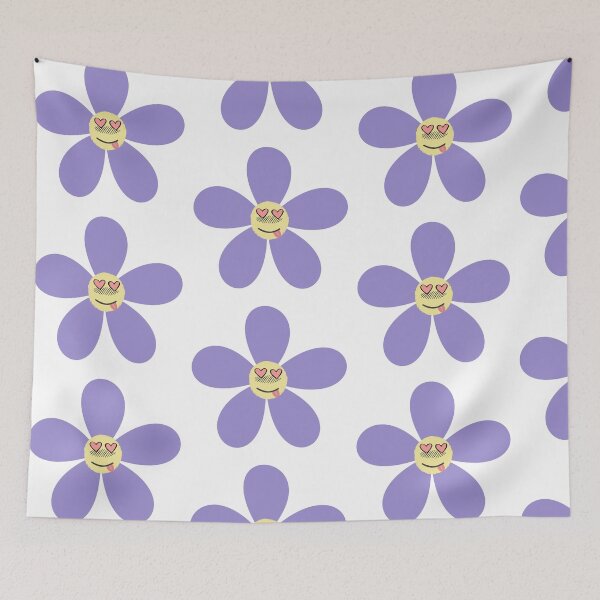 Item preview, Cute Kidcore Flower with Heart Eyes designed and sold by SYNTASTIC.