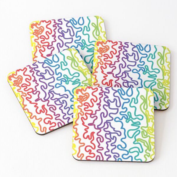 Item preview, Curvy colorful lines seamless pattern design designed and sold by Lefteris Betsis.