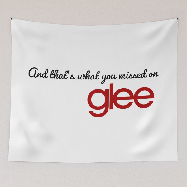 Item preview, and that’s what you missed on glee! designed and sold by swaggy stickers :).