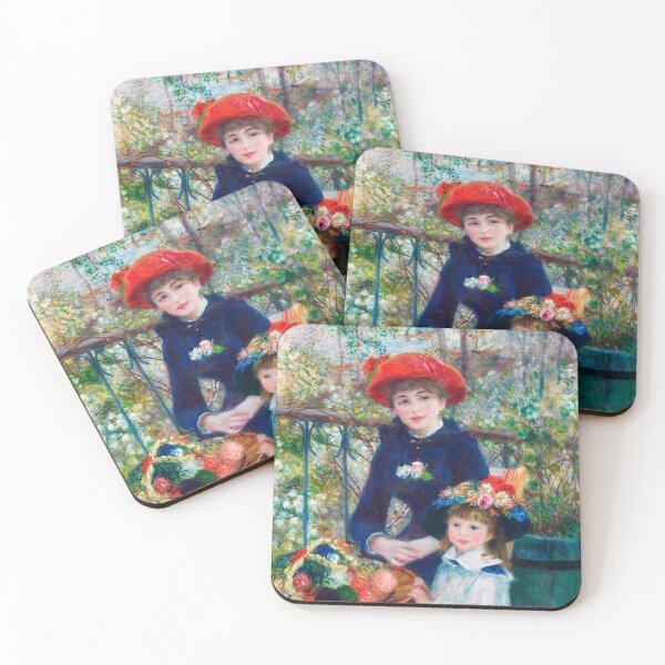 Item preview, PIERRE-AUGUSTE RENOIR HD - The Two Sisters (On the Terrace) (1881)  designed and sold by Go Logo Designs.