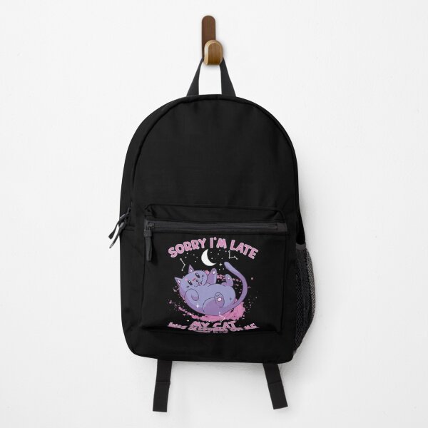 Item preview, Sorry I'm Late My Cat Was Sleeping On Me Cat Lover Kitty designed and sold by RJ-Art.