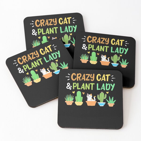 Item preview, Cat Plant Lady designed and sold by CreativeGiftShp.