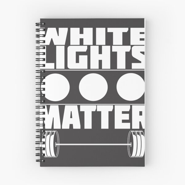 Item preview, White Lights Matter (barbell)  | Gift T-Shirt designed and sold by juliejeanss.