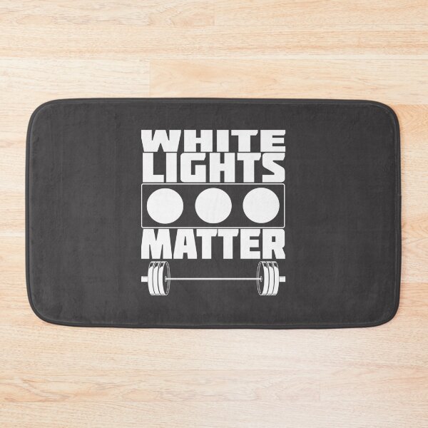 Item preview, White Lights Matter (barbell)  | Gift T-Shirt designed and sold by juliejeanss.
