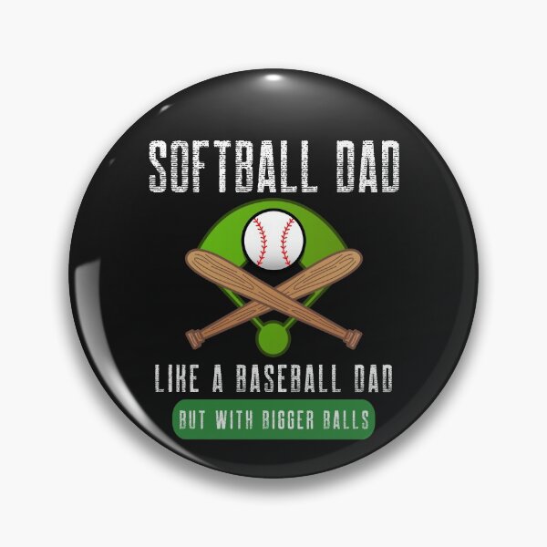 Item preview, Funny Softball Dad - Father's Day - Softball Lover designed and sold by JinkerCreations.