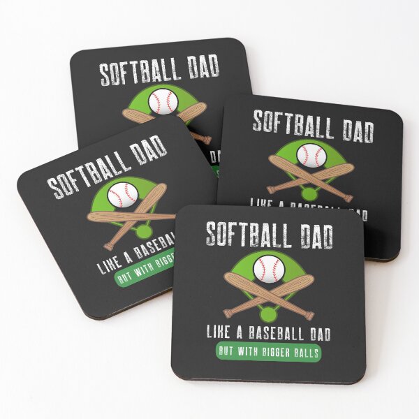Item preview, Funny Softball Dad - Father's Day - Softball Lover designed and sold by JinkerCreations.