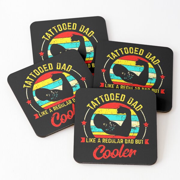 Item preview, Tattooed Dad cooler designed and sold by sayotayo93.