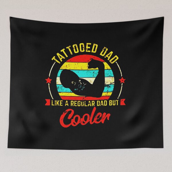 Item preview, Tattooed Dad cooler designed and sold by sayotayo93.