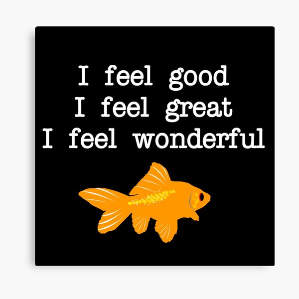 Item preview, I Feel Good I feel Great I Feel Wonderful designed and sold by everything-shop.