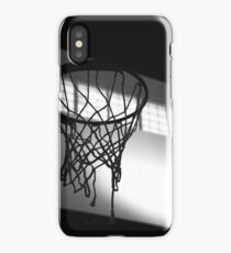 Basketball Hoop Silhouette iPhone Case