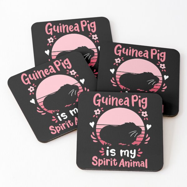 Artikelvorschau, Meerschweinchen-Krafttier Retro entworfen und verkauft von CreativeGiftShp.