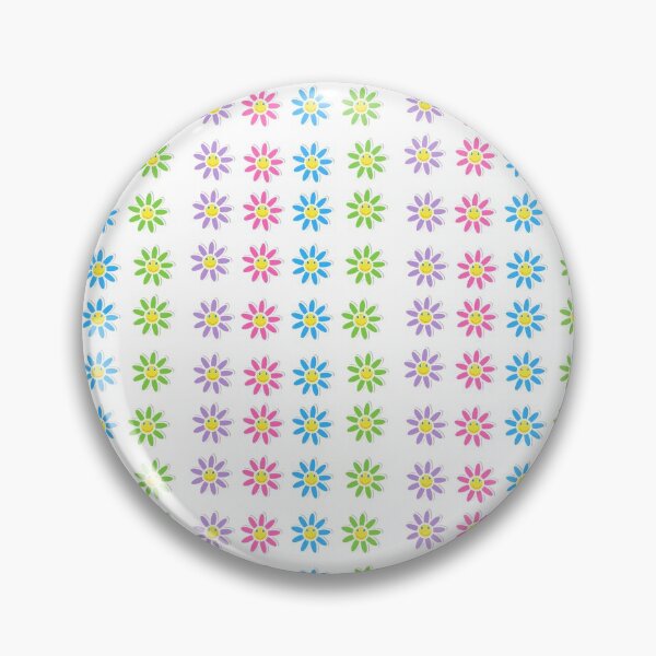 Item preview, Cute Kidcore Smiley Flower Stickers set designed and sold by SYNTASTIC.