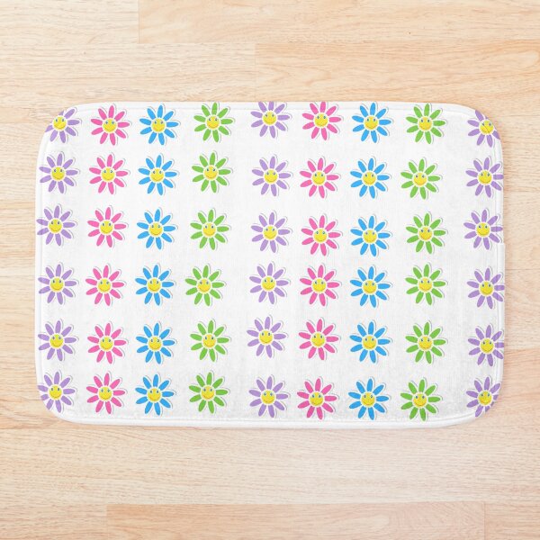 Item preview, Cute Kidcore Smiley Flower Stickers set designed and sold by SYNTASTIC.