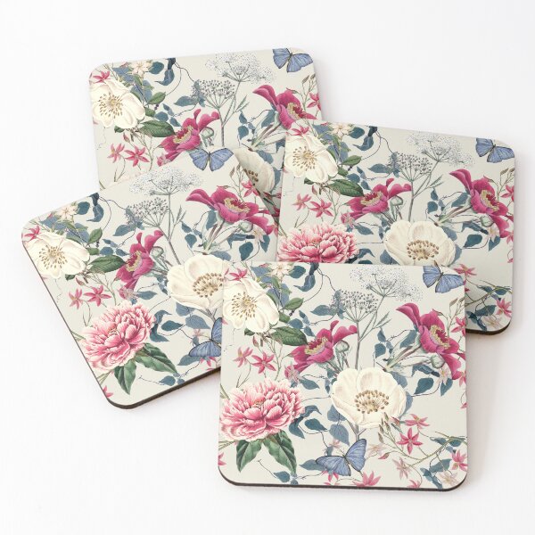 Artikelvorschau, Vintage Floral Garden on Pale Yellow entworfen und verkauft von meggydesigns.