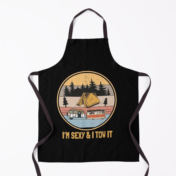 Item preview, RV Camper Shirt Funny Sexy I Tow It Retro Trailer Camping-Vintage sunset-cool Gift For Sexy Boyfriend designed and sold by Rassitni.
