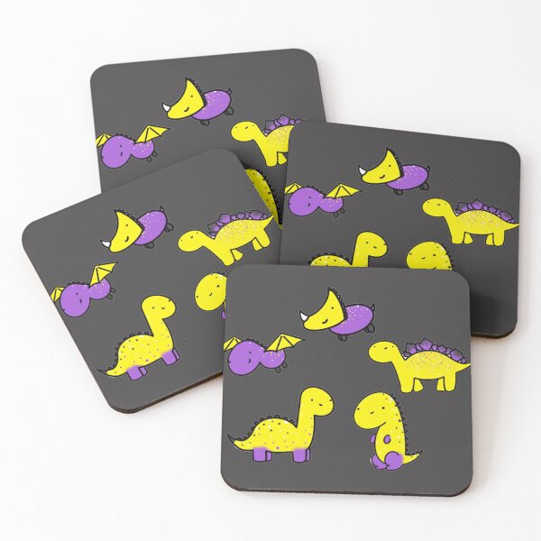 Item preview, Yellow Purple Dinosaurs  | Gift T-Shirt designed and sold by juliejeanss.