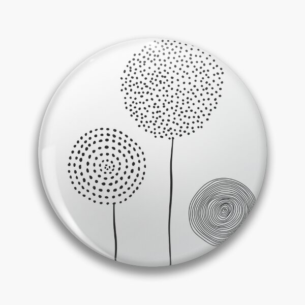 Item preview, 6212-0P, Black & White, Floral decor, designed and sold by TanyDi.