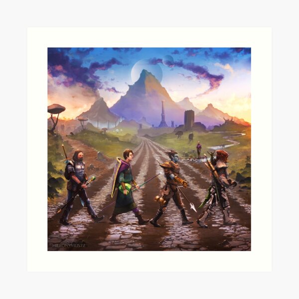 Advenrures Road Art Print