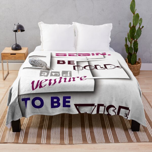 Item preview, Begin, be bold, and venture to be wise designed and sold by BLISS-SV.