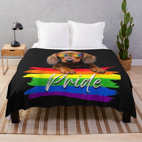 Item preview, Women Pride Dachshund Dog LGBT Gay Les Supporter Flag designed and sold by vlilliesnx.