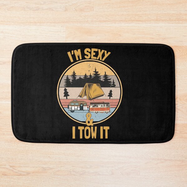 Item preview, RV Camper Shirt Funny Sexy I Tow It Retro Trailer Camping-Vintage sunset-cool Gift For Sexy Boyfriend designed and sold by Rassitni.